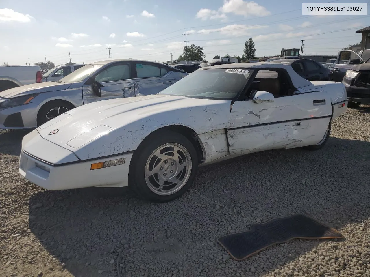 1G1YY3389L5103027 1990 Chevrolet Corvette