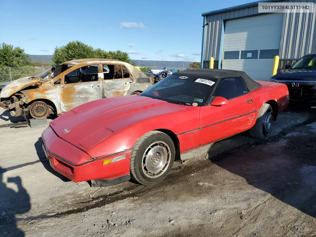 1990 Chevrolet Corvette VIN: 1G1YY3384L5111942 Lot: 75481214