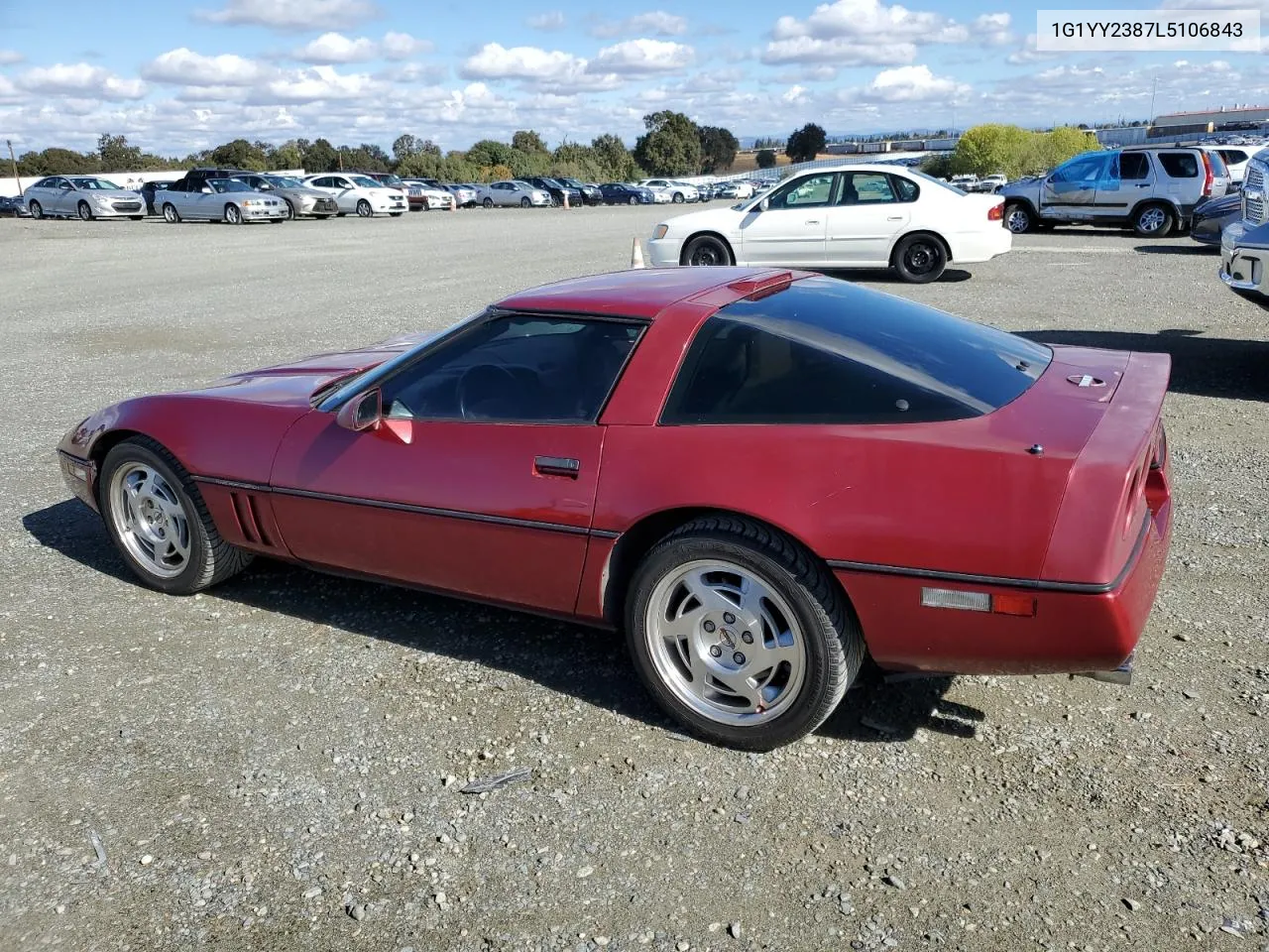 1990 Chevrolet Corvette VIN: 1G1YY2387L5106843 Lot: 78501324