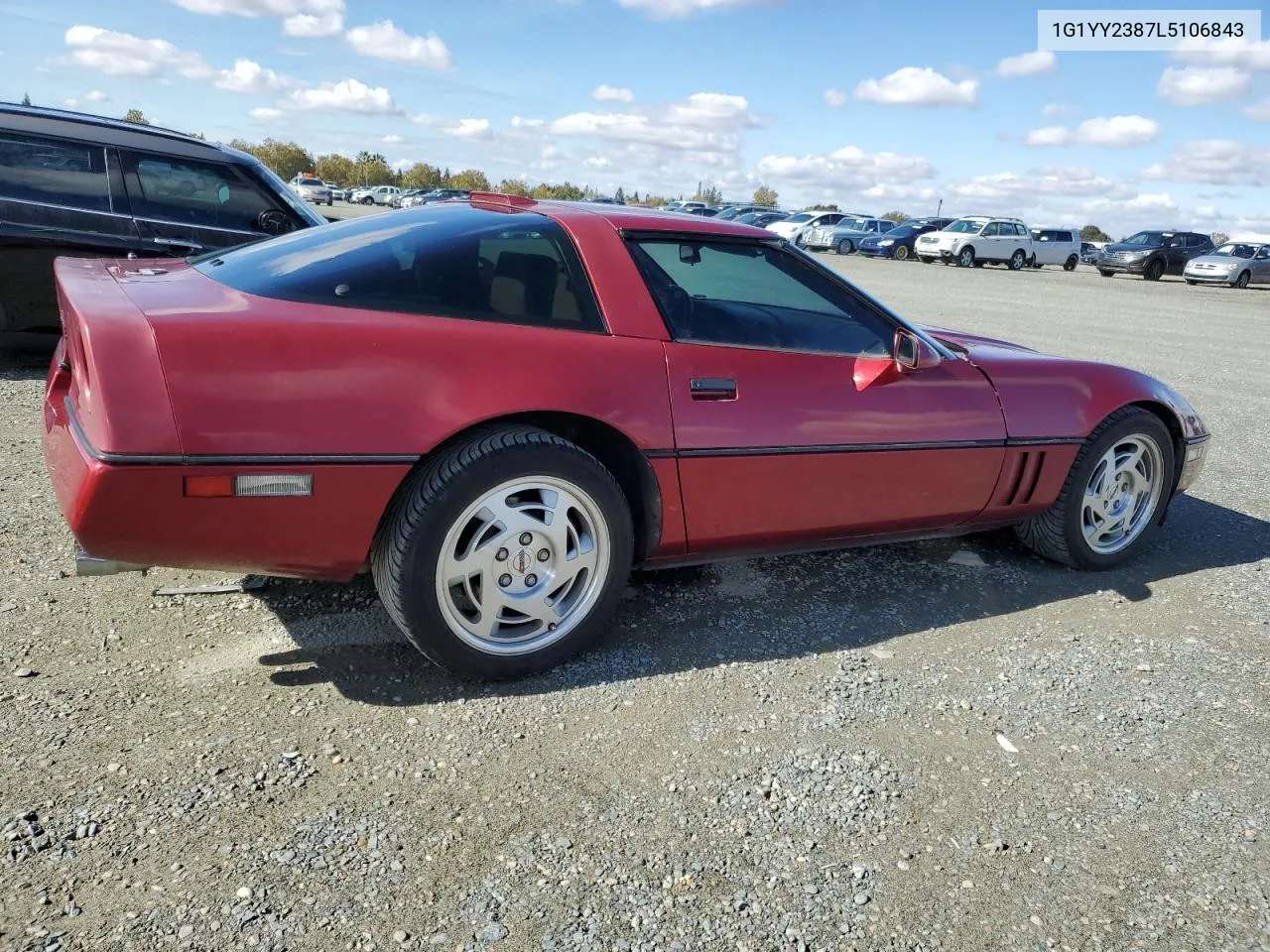 1990 Chevrolet Corvette VIN: 1G1YY2387L5106843 Lot: 78501324