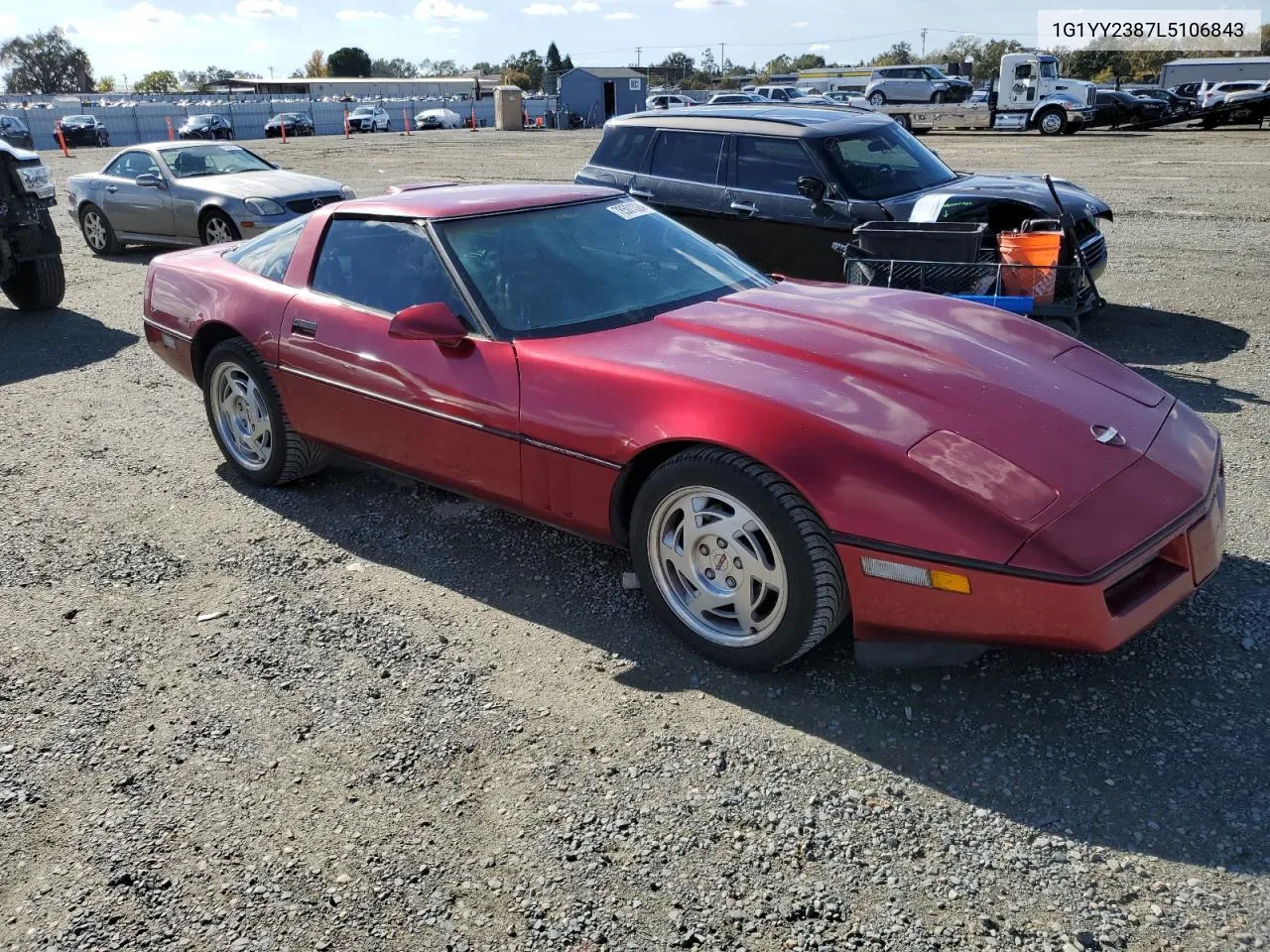 1990 Chevrolet Corvette VIN: 1G1YY2387L5106843 Lot: 78501324