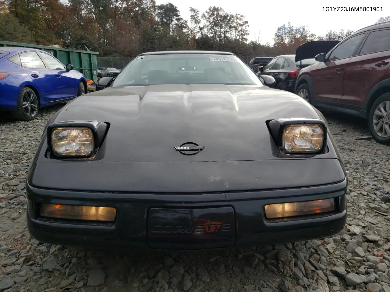 1991 Chevrolet Corvette Zr-1 VIN: 1G1YZ23J6M5801901 Lot: 78076754