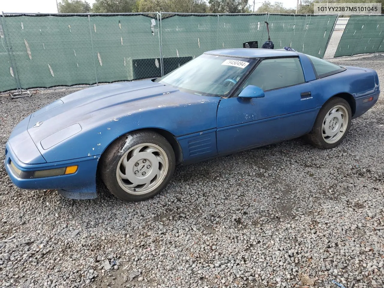 1991 Chevrolet Corvette VIN: 1G1YY2387M5101045 Lot: 79450494