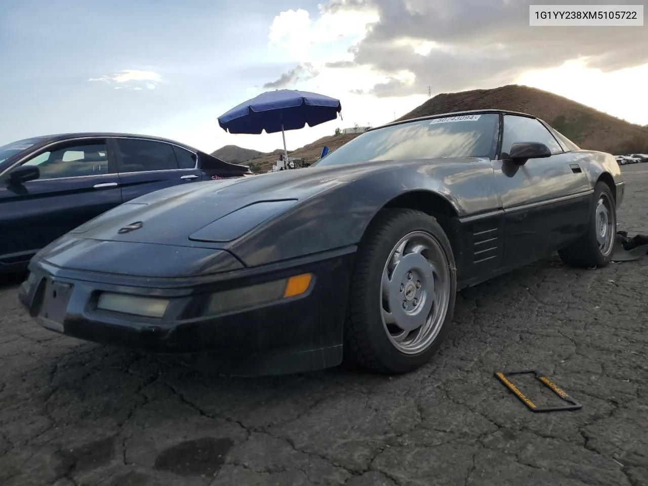 1991 Chevrolet Corvette VIN: 1G1YY238XM5105722 Lot: 80743094