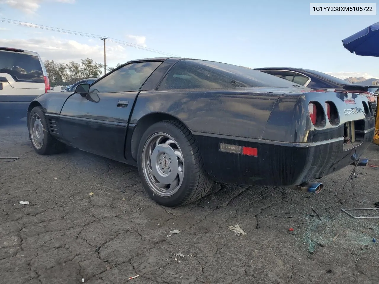 1991 Chevrolet Corvette VIN: 1G1YY238XM5105722 Lot: 80743094