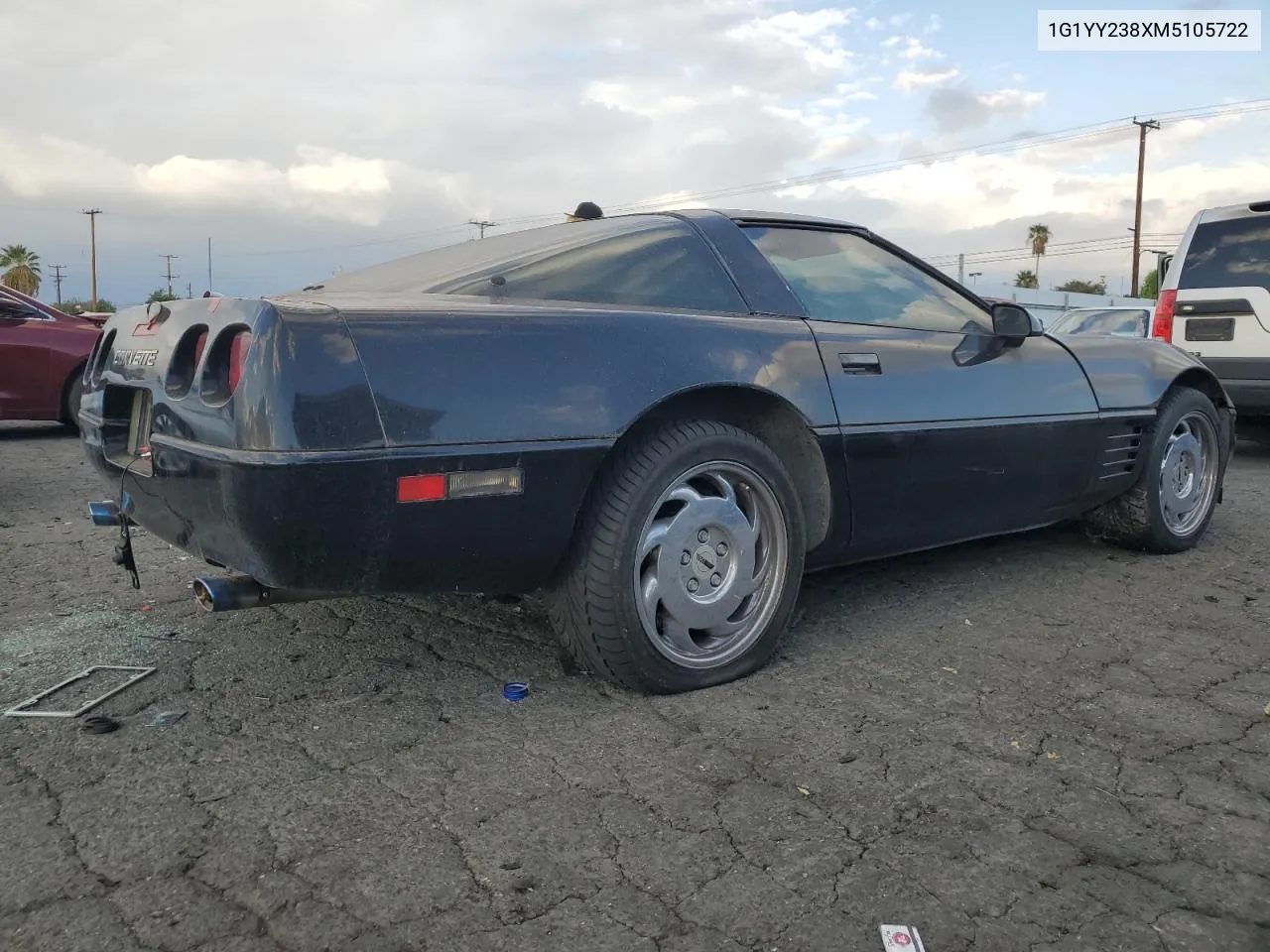 1991 Chevrolet Corvette VIN: 1G1YY238XM5105722 Lot: 80743094