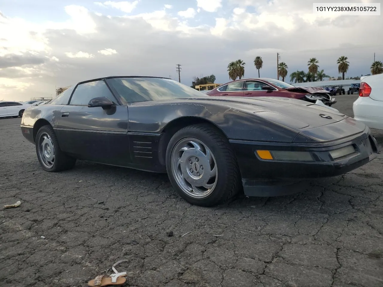 1991 Chevrolet Corvette VIN: 1G1YY238XM5105722 Lot: 80743094