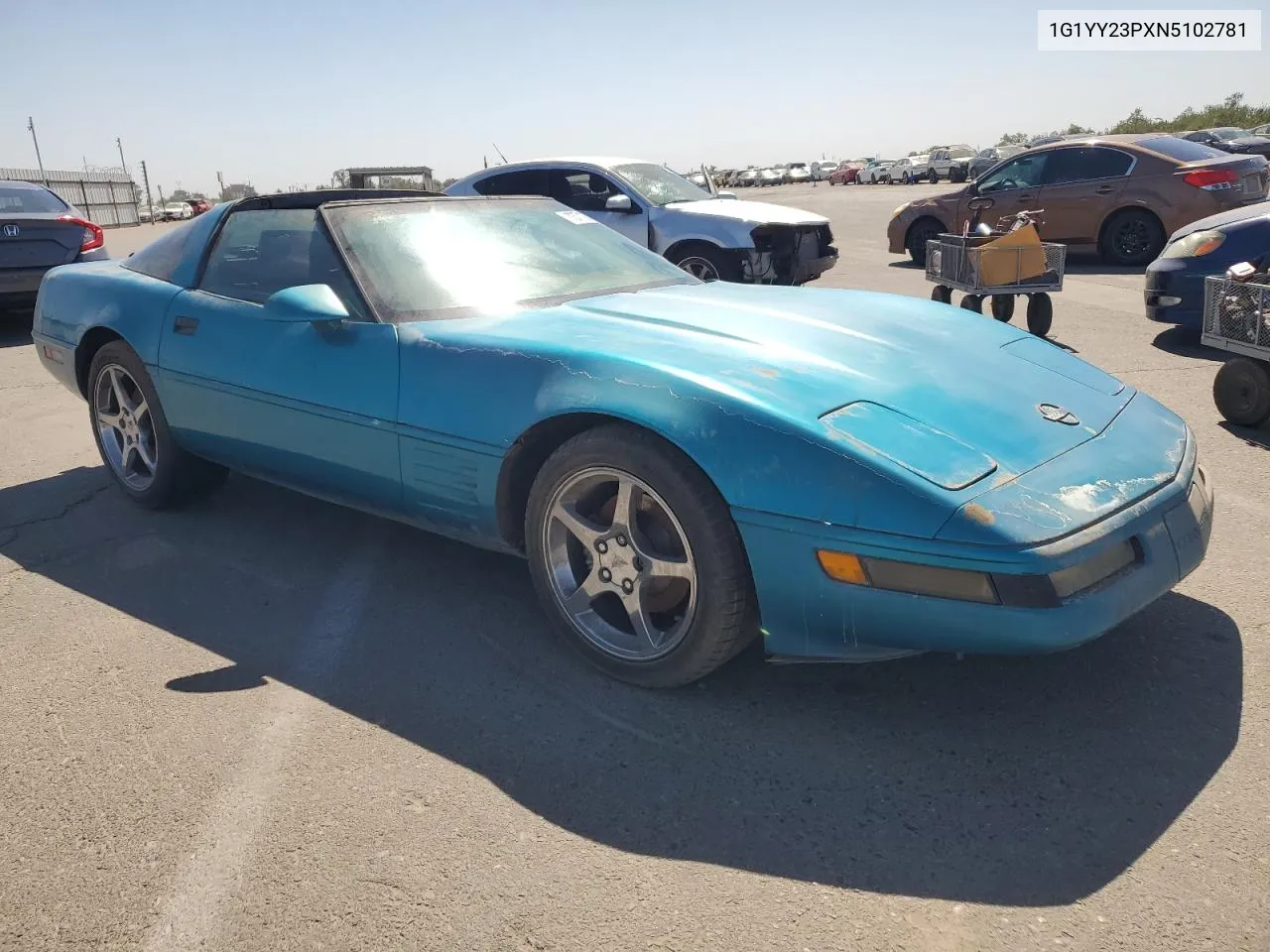 1992 Chevrolet Corvette VIN: 1G1YY23PXN5102781 Lot: 73712574