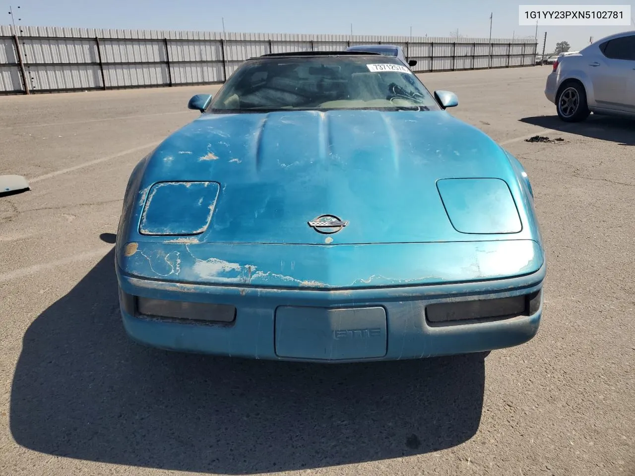 1992 Chevrolet Corvette VIN: 1G1YY23PXN5102781 Lot: 73712574