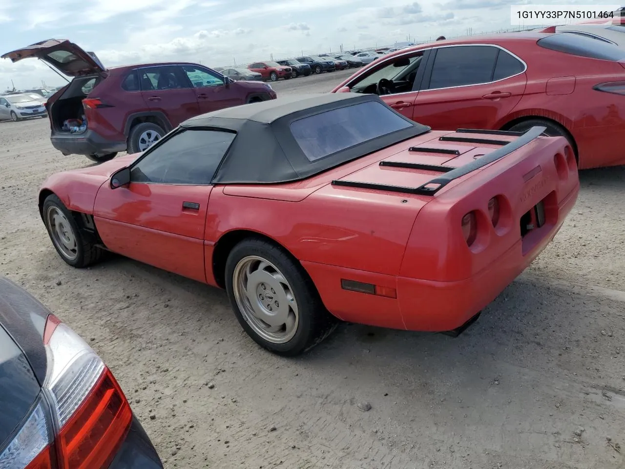 1992 Chevrolet Corvette VIN: 1G1YY33P7N5101464 Lot: 76174594