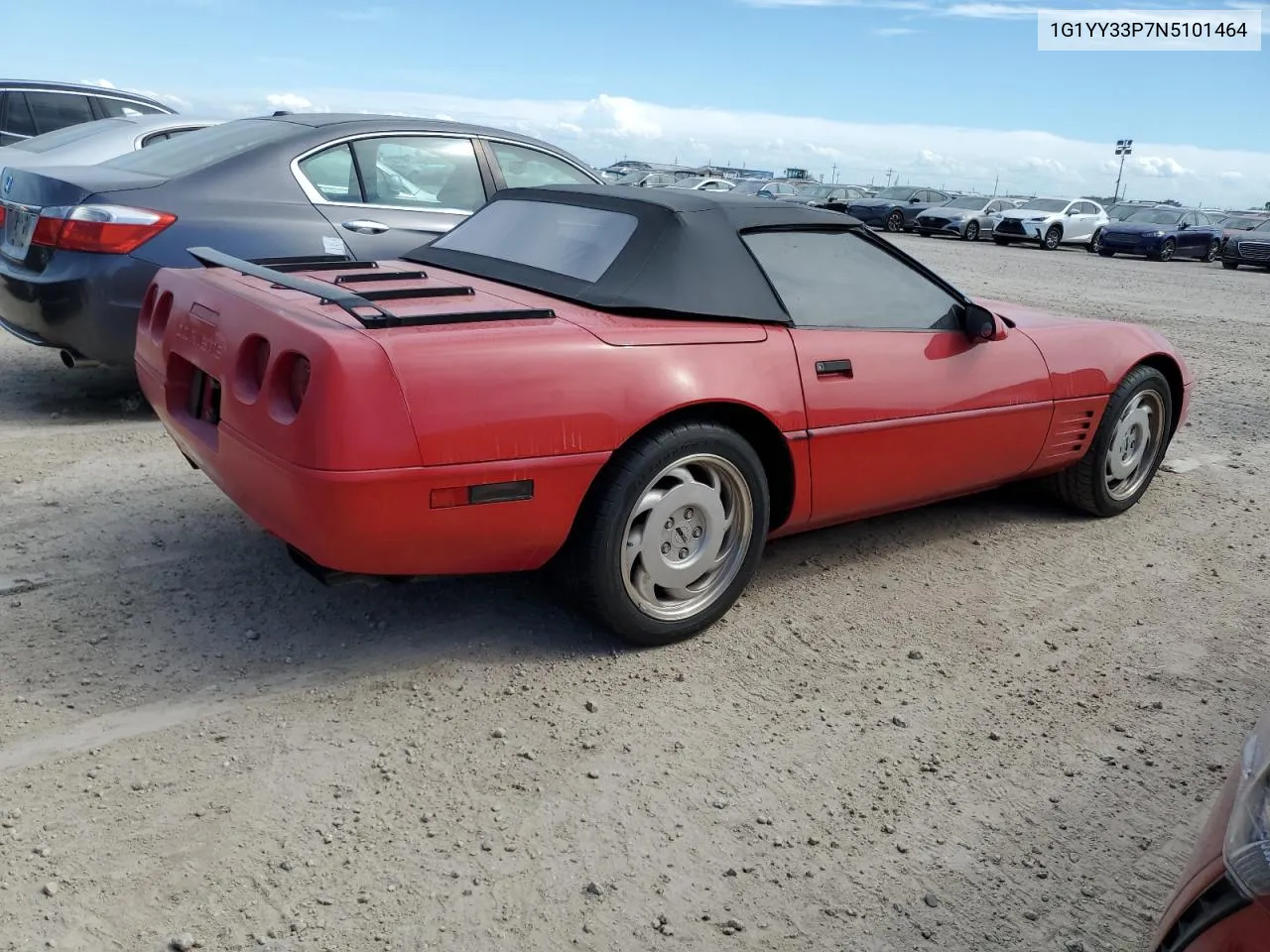 1992 Chevrolet Corvette VIN: 1G1YY33P7N5101464 Lot: 76174594