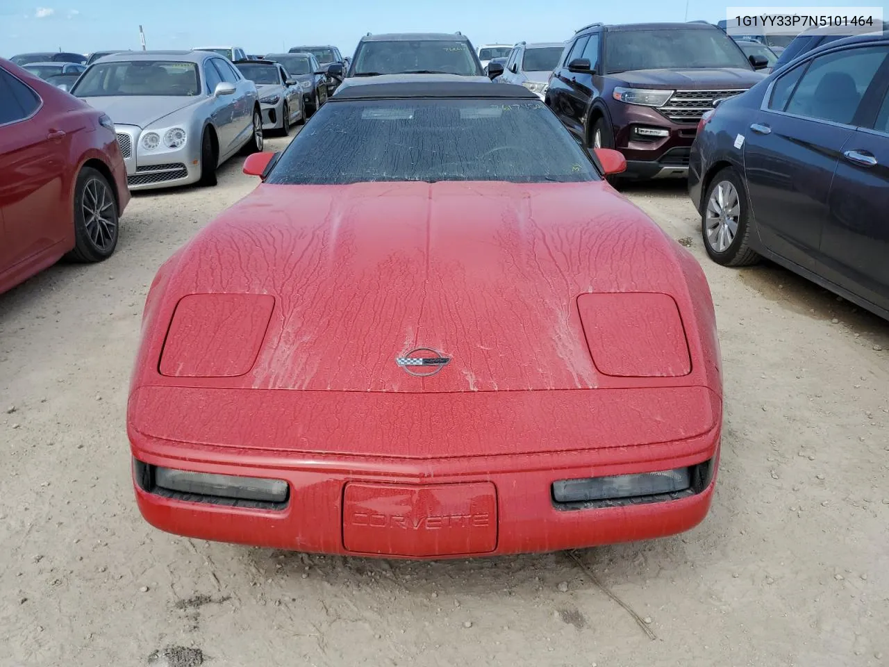 1992 Chevrolet Corvette VIN: 1G1YY33P7N5101464 Lot: 76174594