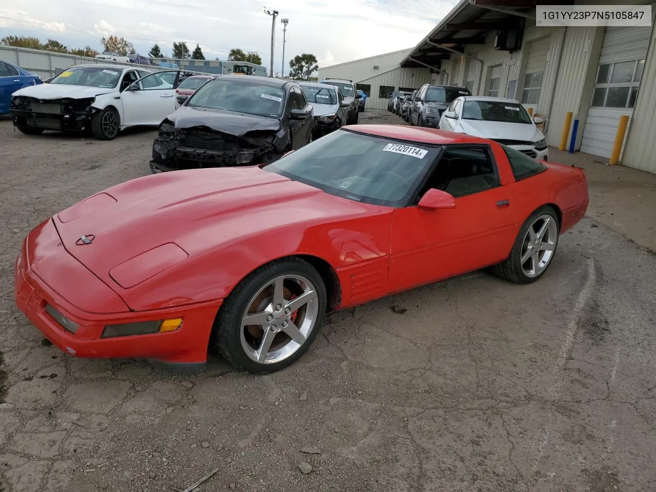 1992 Chevrolet Corvette VIN: 1G1YY23P7N5105847 Lot: 77320114