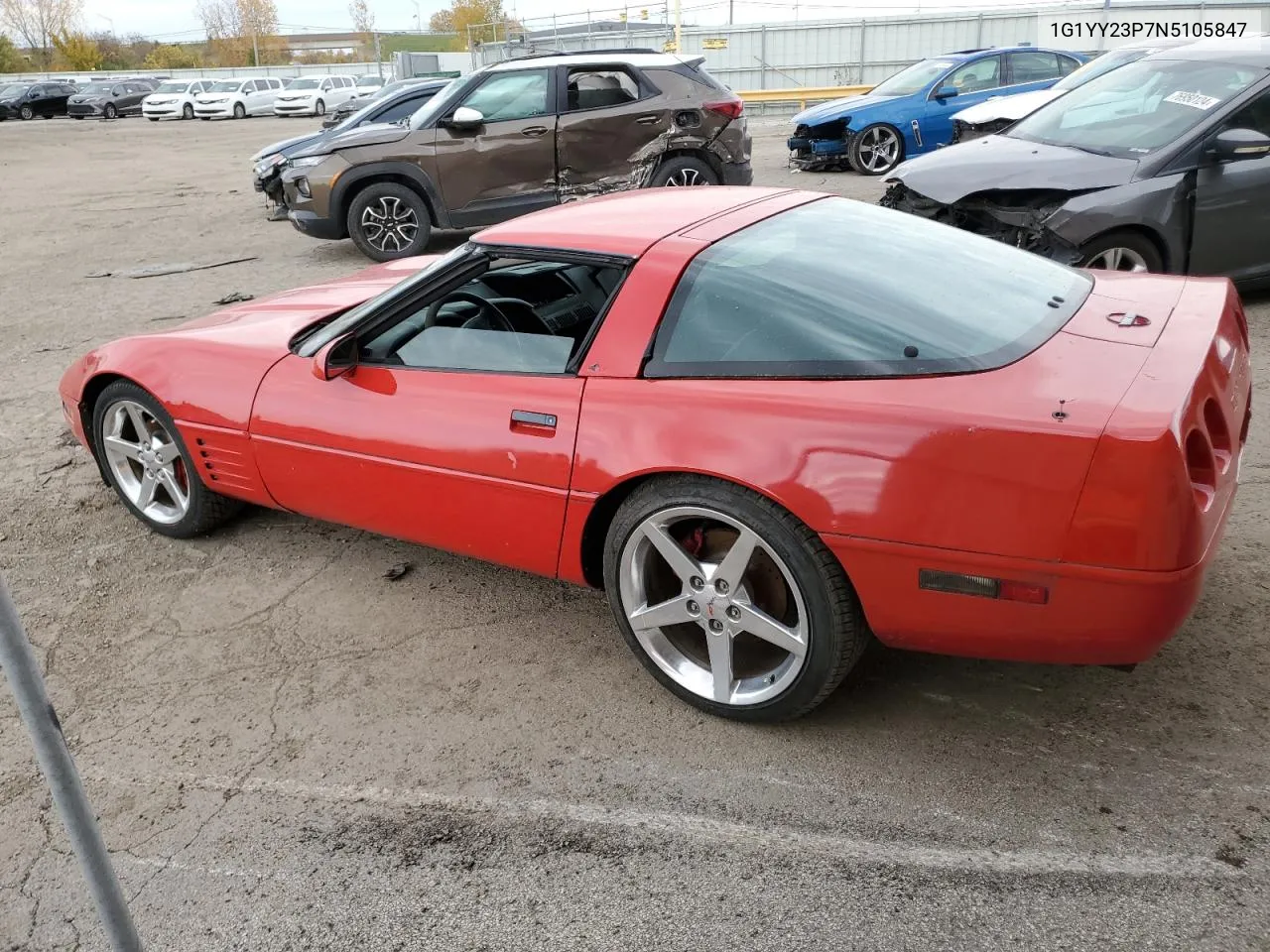 1992 Chevrolet Corvette VIN: 1G1YY23P7N5105847 Lot: 77320114