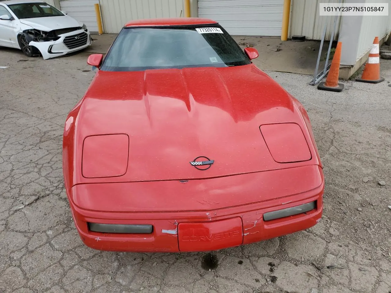 1992 Chevrolet Corvette VIN: 1G1YY23P7N5105847 Lot: 77320114