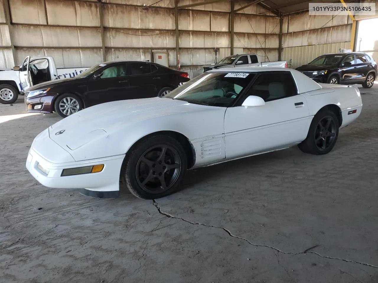 1992 Chevrolet Corvette VIN: 1G1YY33P3N5106435 Lot: 77788174