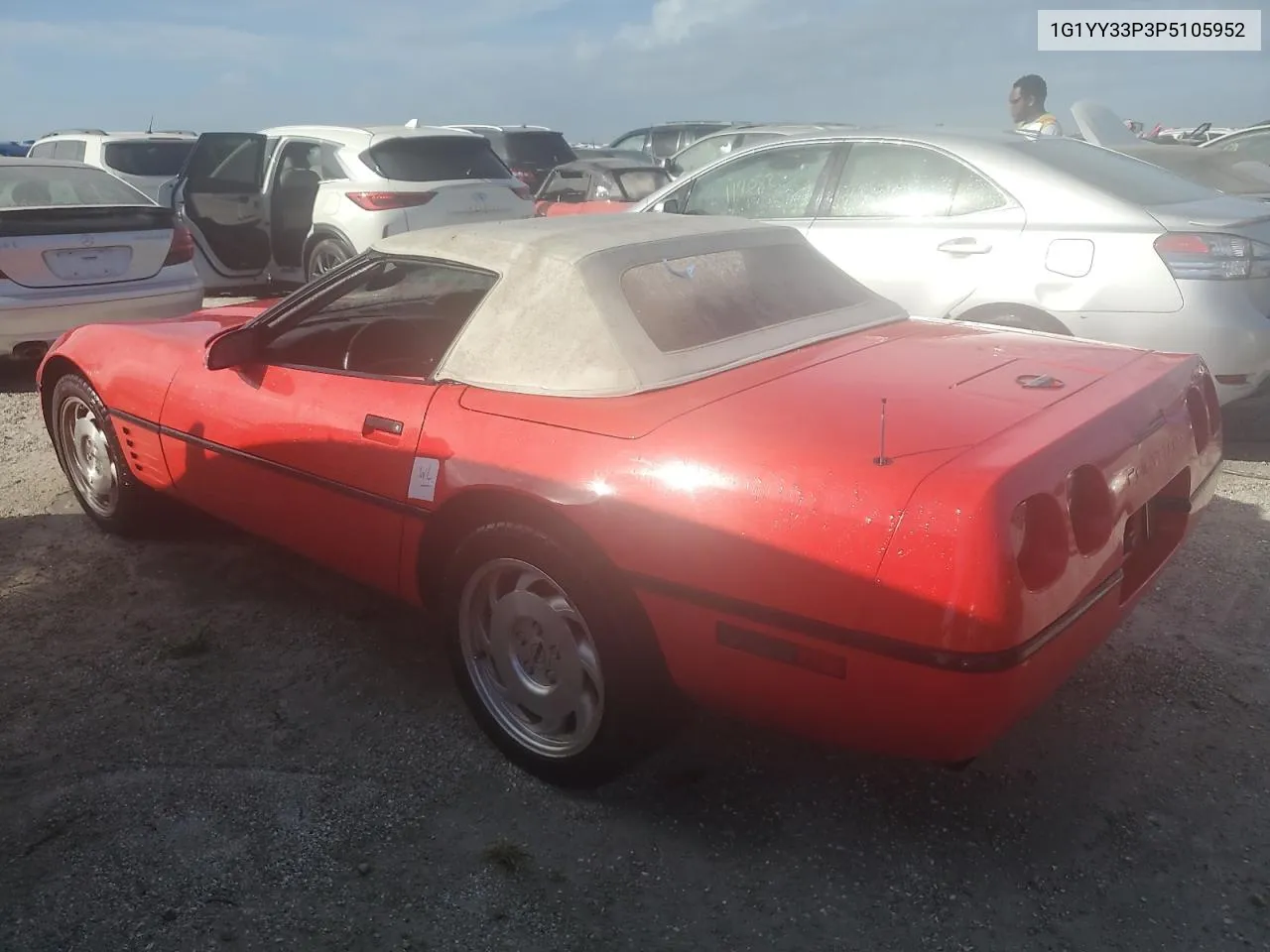 1993 Chevrolet Corvette VIN: 1G1YY33P3P5105952 Lot: 75087834