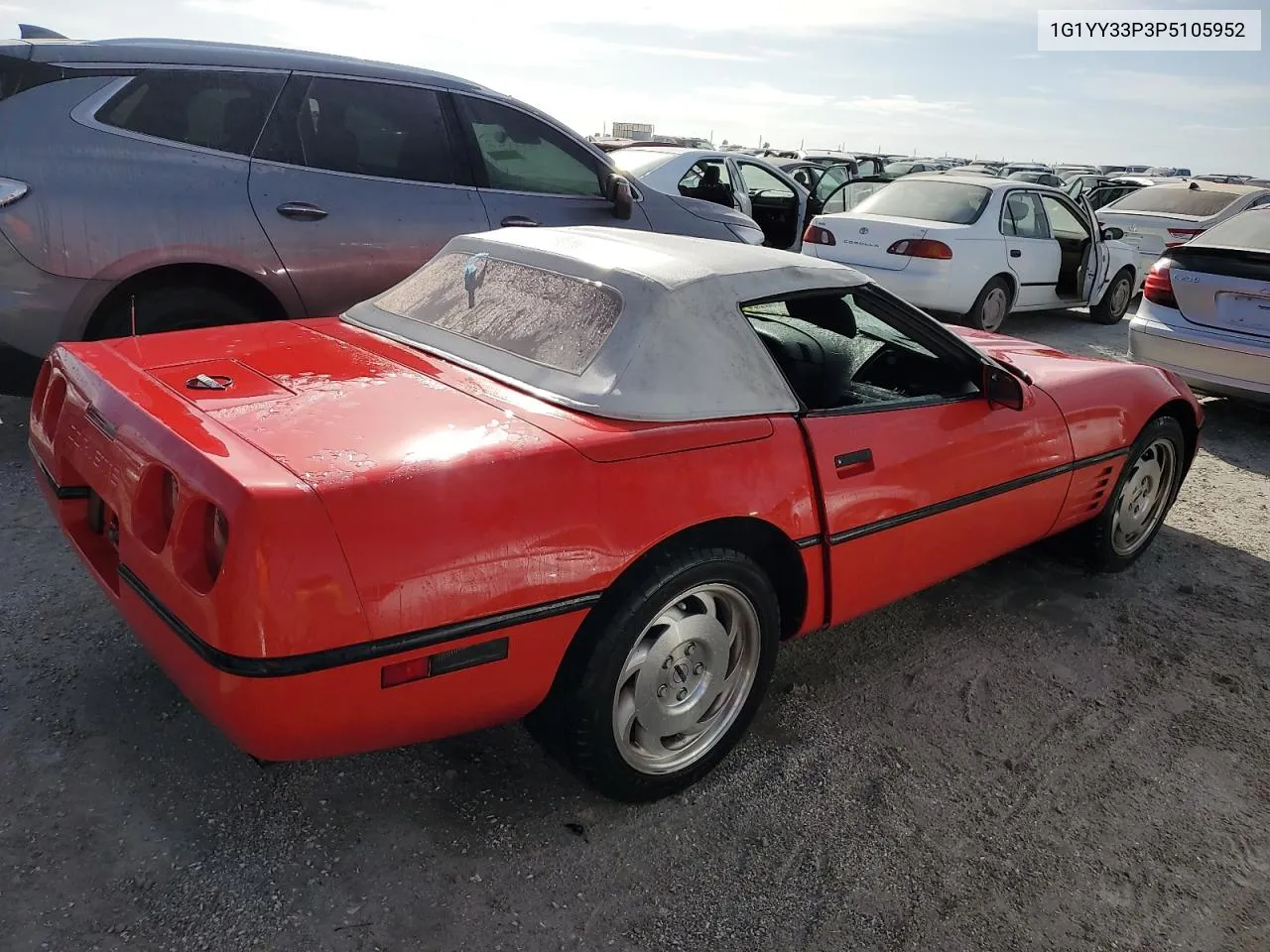 1993 Chevrolet Corvette VIN: 1G1YY33P3P5105952 Lot: 75087834