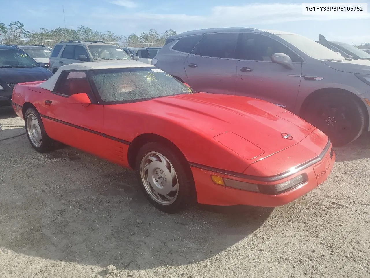 1993 Chevrolet Corvette VIN: 1G1YY33P3P5105952 Lot: 75087834