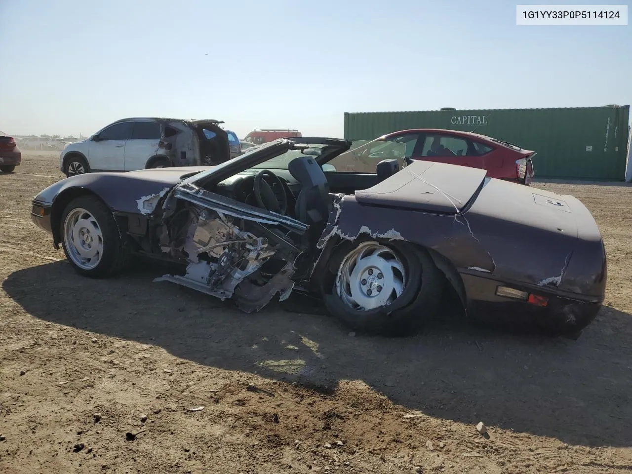 1993 Chevrolet Corvette VIN: 1G1YY33P0P5114124 Lot: 75262514