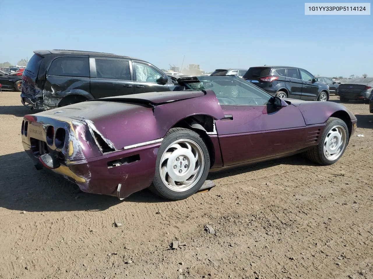 1G1YY33P0P5114124 1993 Chevrolet Corvette