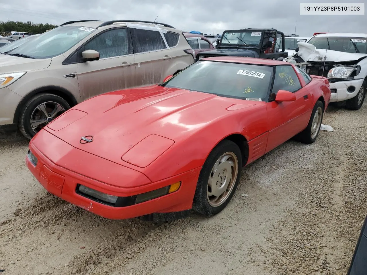 1993 Chevrolet Corvette VIN: 1G1YY23P8P5101003 Lot: 77685914