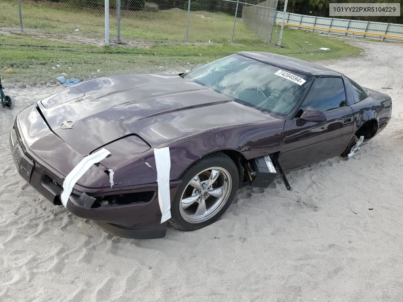 1994 Chevrolet Corvette VIN: 1G1YY22PXR5104229 Lot: 74204594