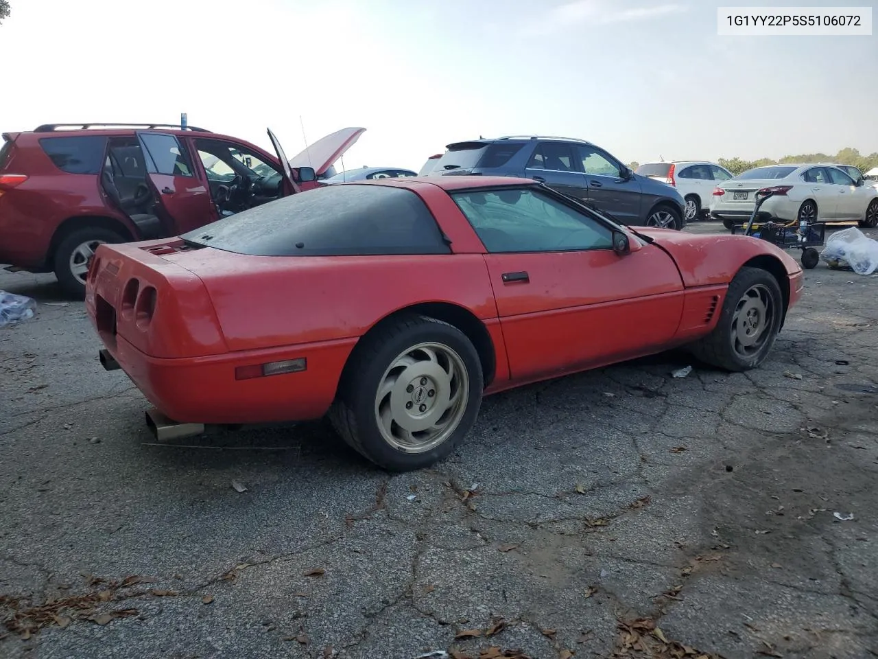 1995 Chevrolet Corvette VIN: 1G1YY22P5S5106072 Lot: 72811104