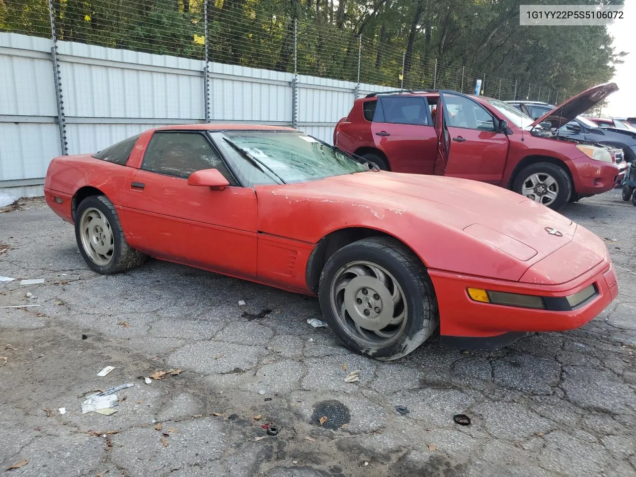 1995 Chevrolet Corvette VIN: 1G1YY22P5S5106072 Lot: 72811104