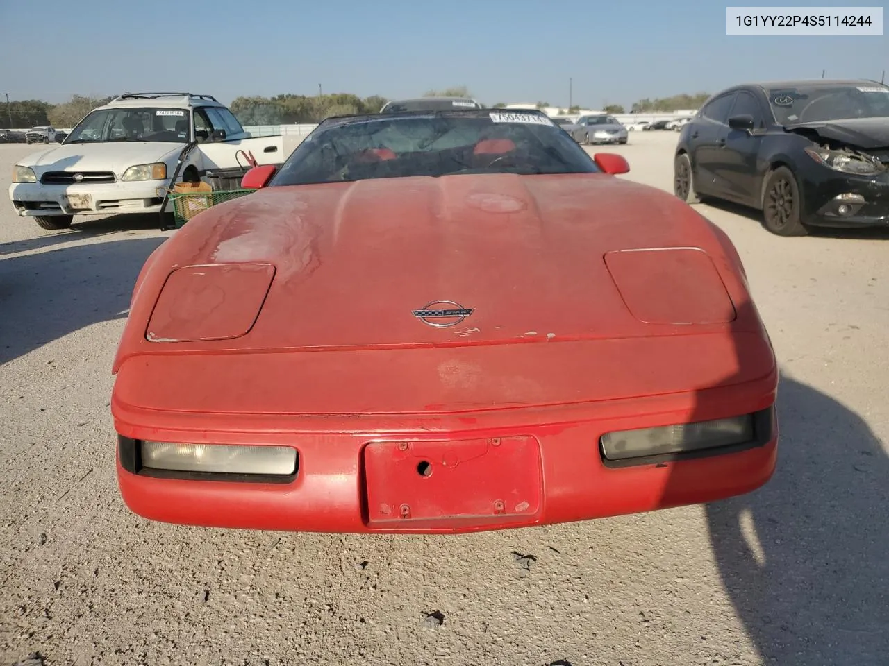 1995 Chevrolet Corvette VIN: 1G1YY22P4S5114244 Lot: 75043714