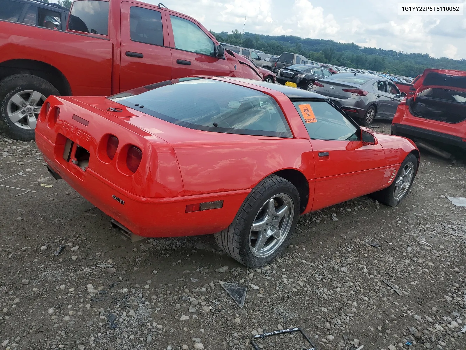 1996 Chevrolet Corvette VIN: 1G1YY22P6T5110052 Lot: 64186044