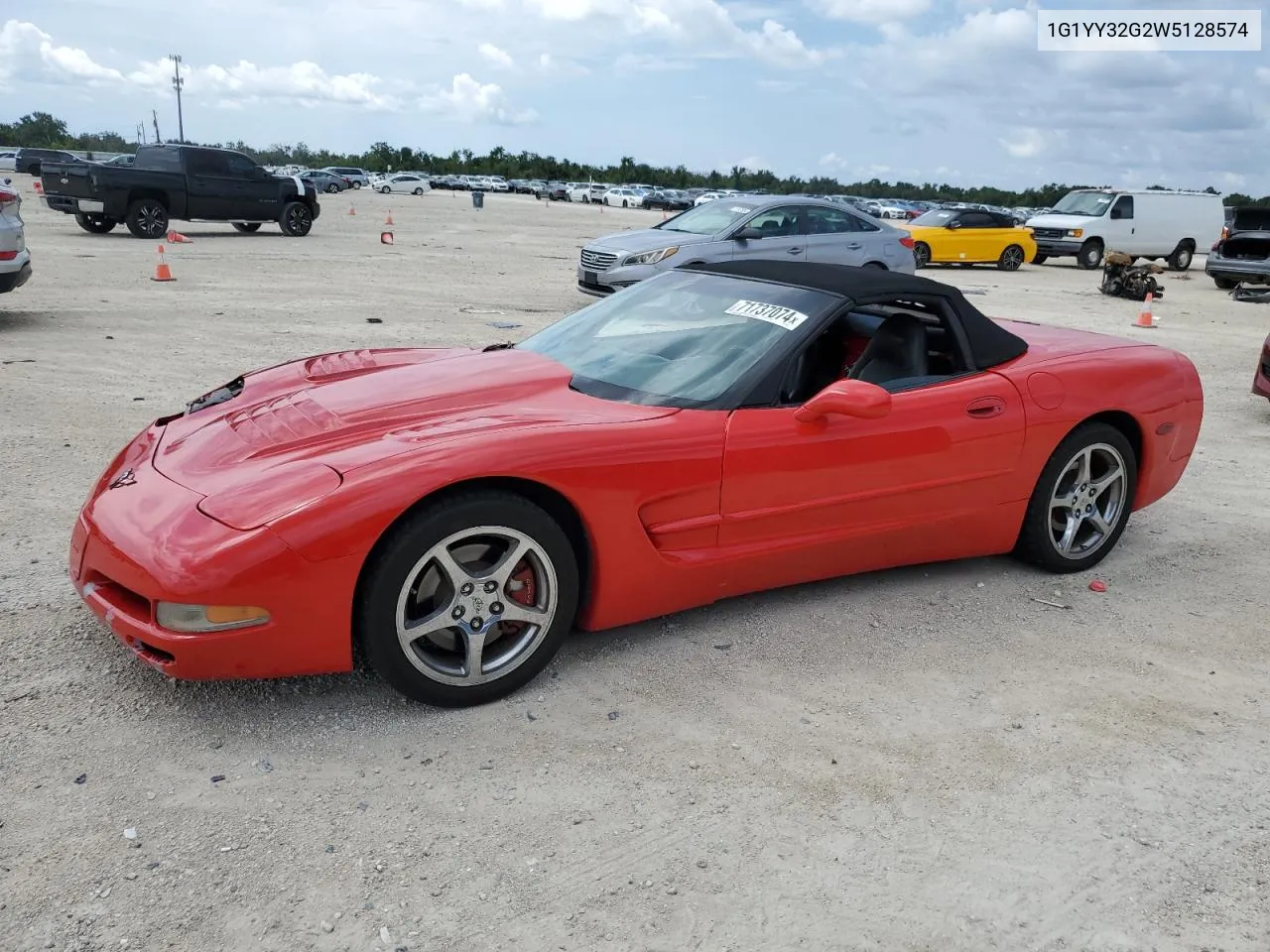 1998 Chevrolet Corvette VIN: 1G1YY32G2W5128574 Lot: 71737074