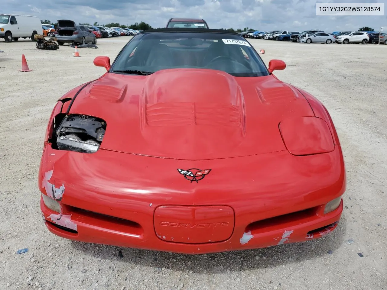 1998 Chevrolet Corvette VIN: 1G1YY32G2W5128574 Lot: 71737074