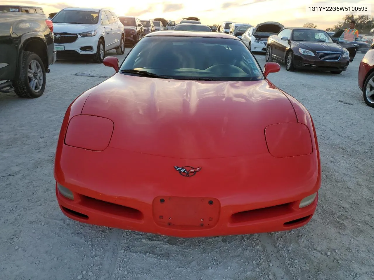 1G1YY22G6W5100593 1998 Chevrolet Corvette