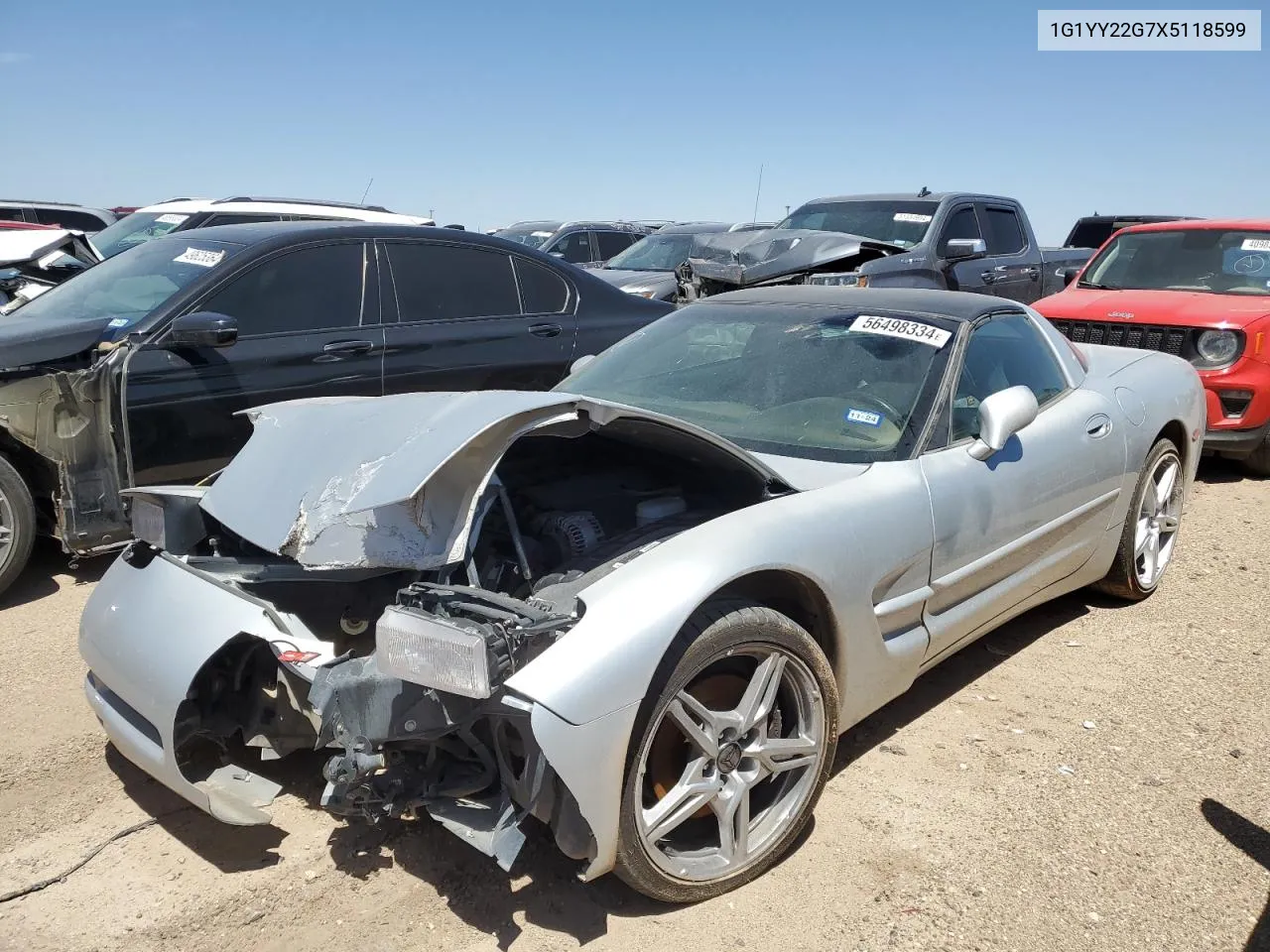 1999 Chevrolet Corvette VIN: 1G1YY22G7X5118599 Lot: 56498334