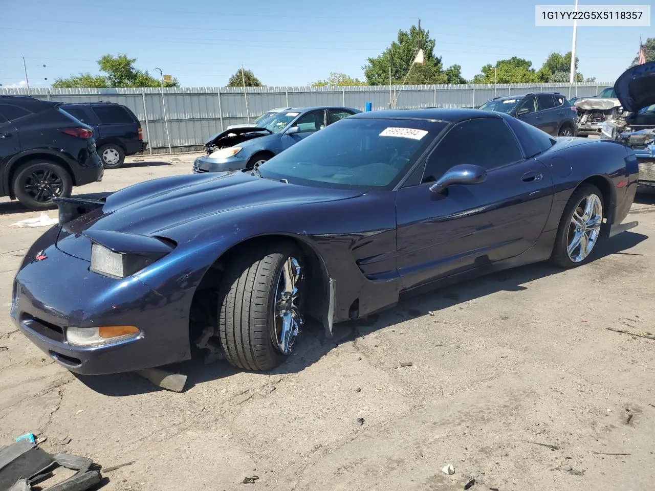 1999 Chevrolet Corvette VIN: 1G1YY22G5X5118357 Lot: 69802994