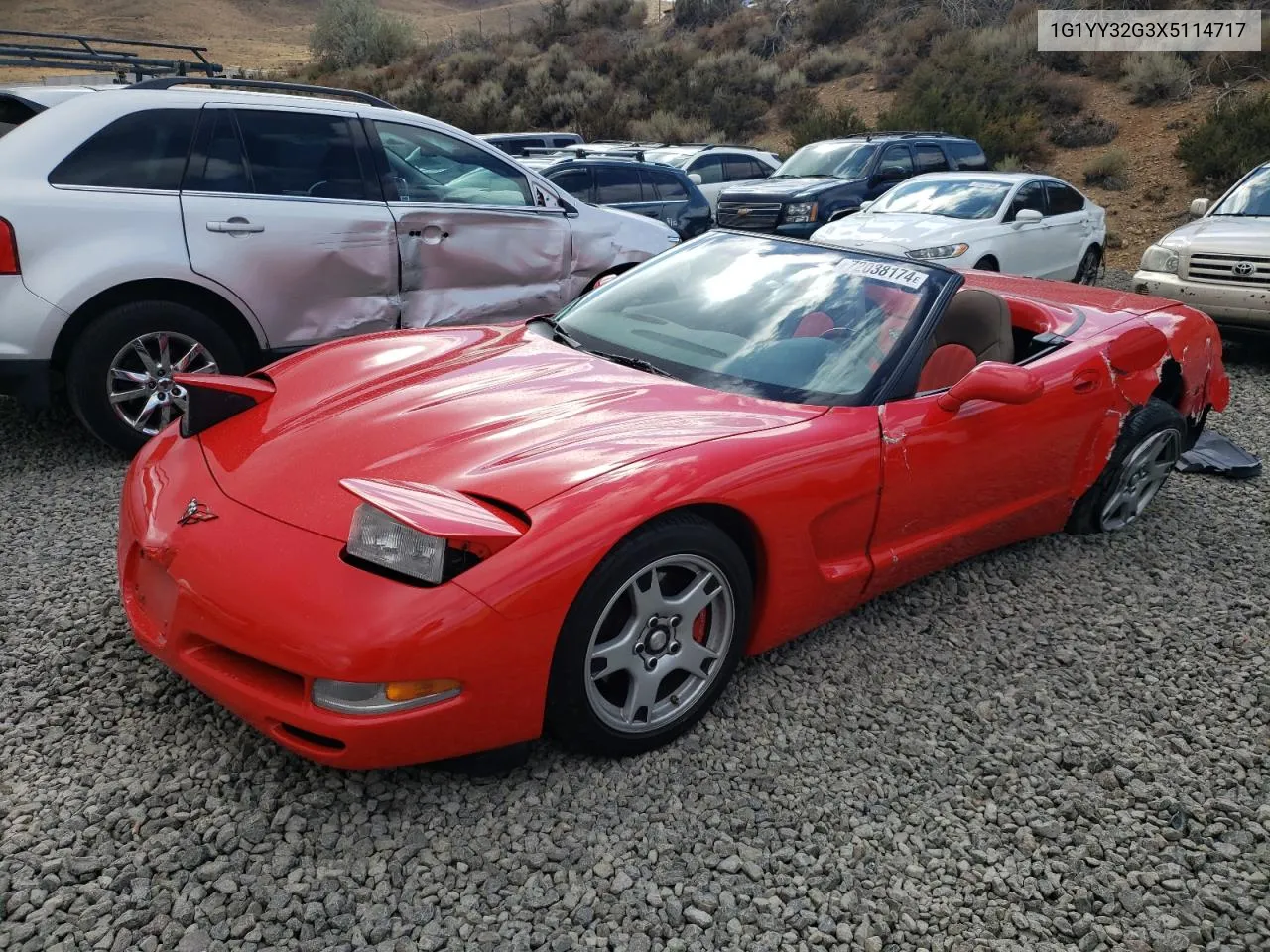 1G1YY32G3X5114717 1999 Chevrolet Corvette