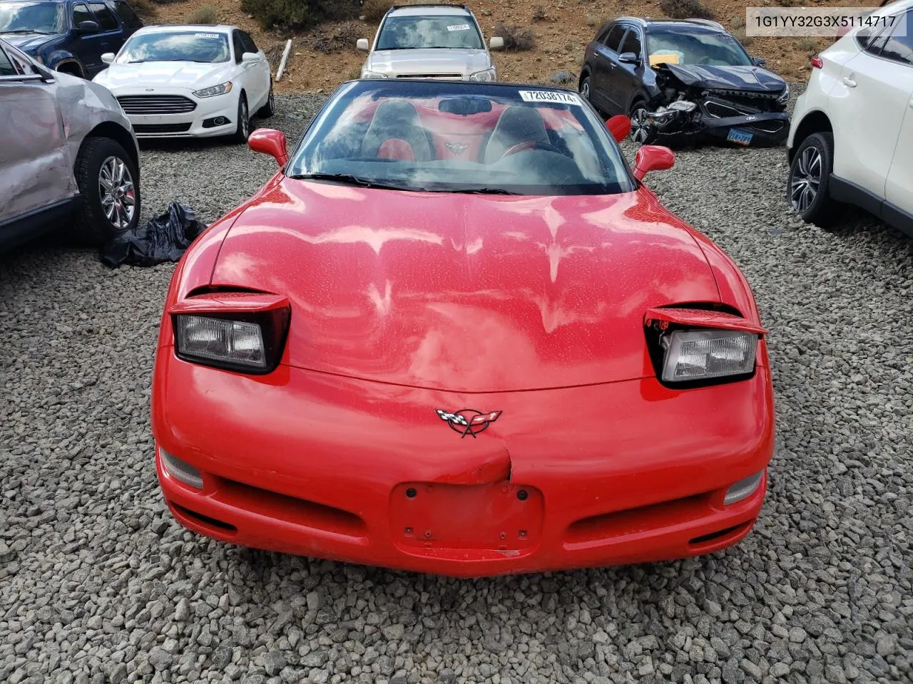 1G1YY32G3X5114717 1999 Chevrolet Corvette