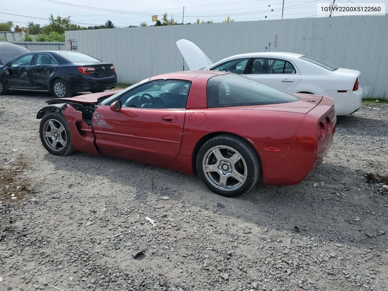 1999 Chevrolet Corvette VIN: 1G1YY22G0X5122560 Lot: 72188194