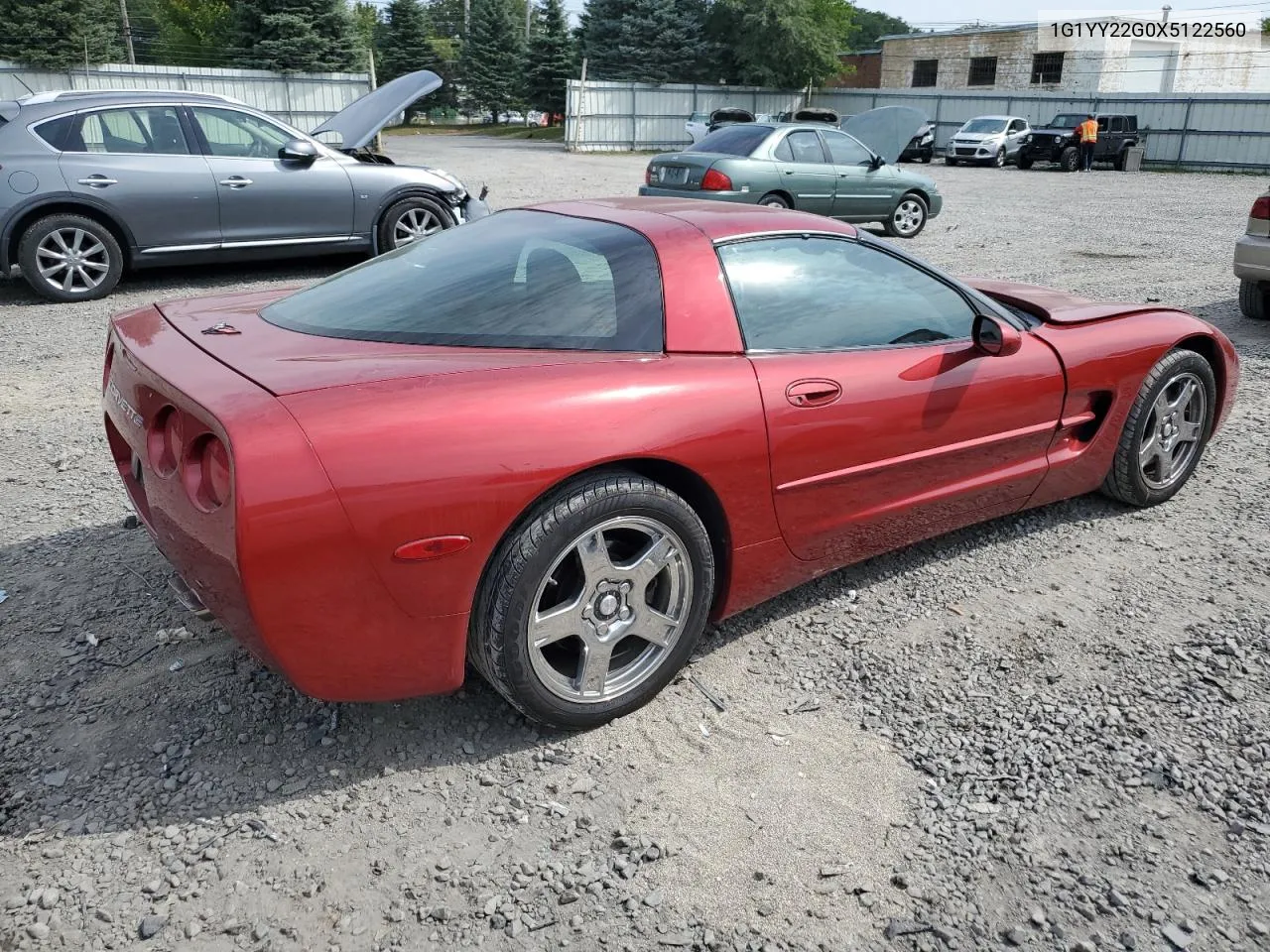 1999 Chevrolet Corvette VIN: 1G1YY22G0X5122560 Lot: 72188194