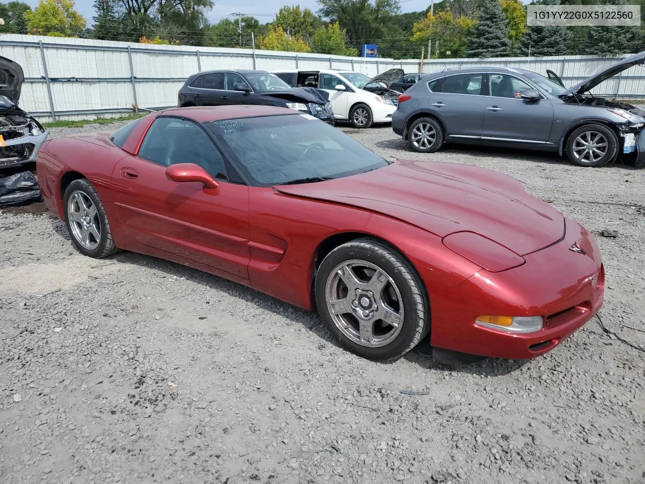 1999 Chevrolet Corvette VIN: 1G1YY22G0X5122560 Lot: 72188194