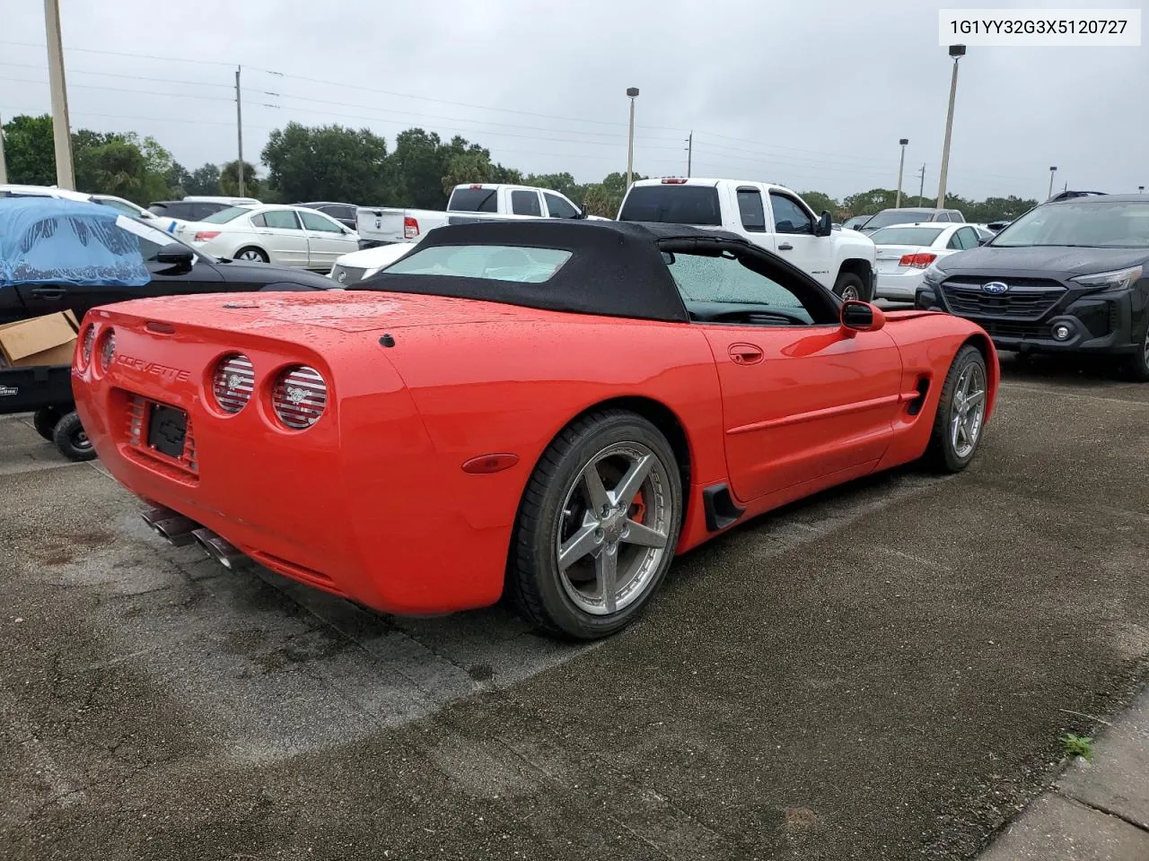 1999 Chevrolet Corvette VIN: 1G1YY32G3X5120727 Lot: 74488604