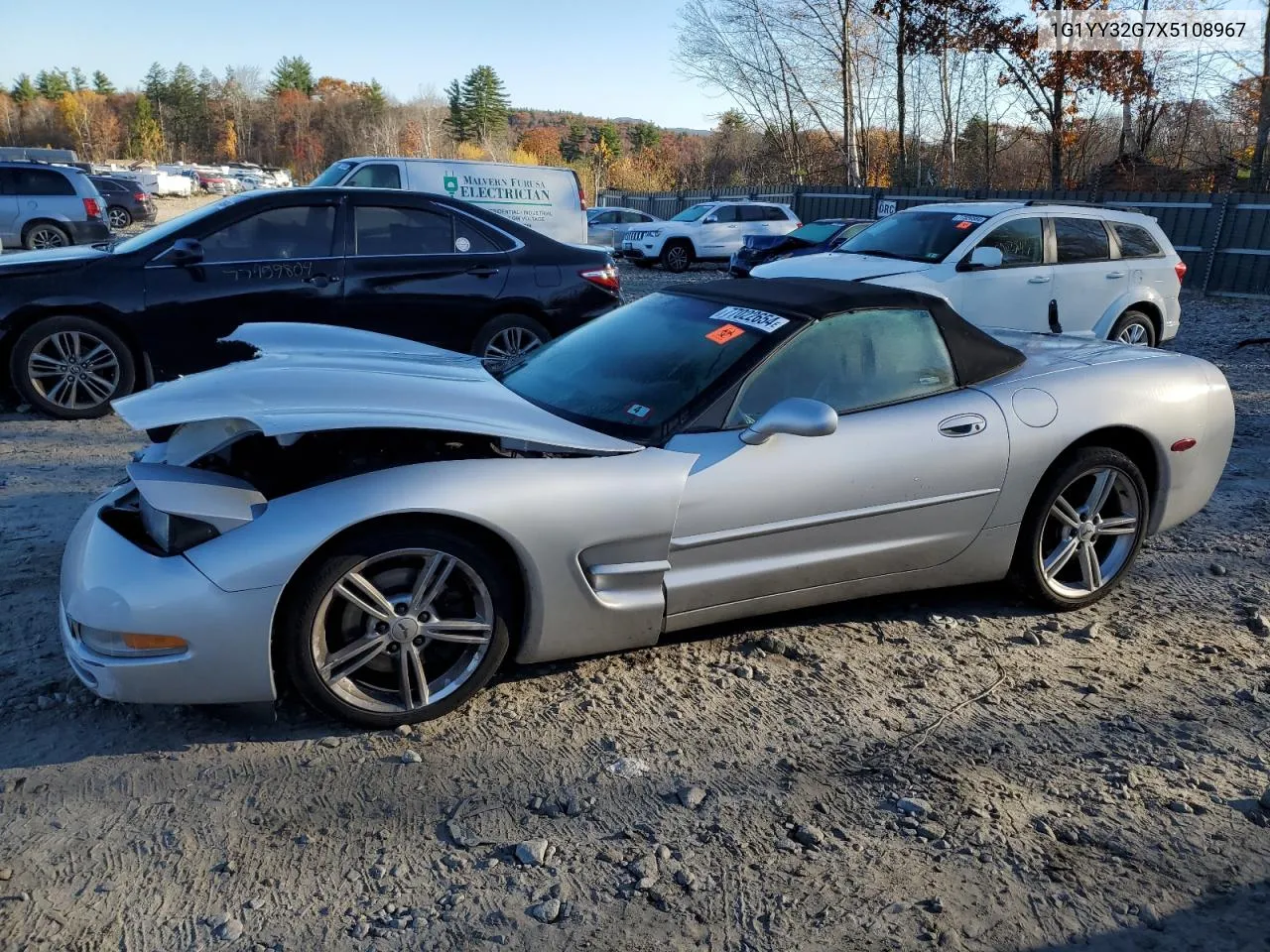 1999 Chevrolet Corvette VIN: 1G1YY32G7X5108967 Lot: 77022654