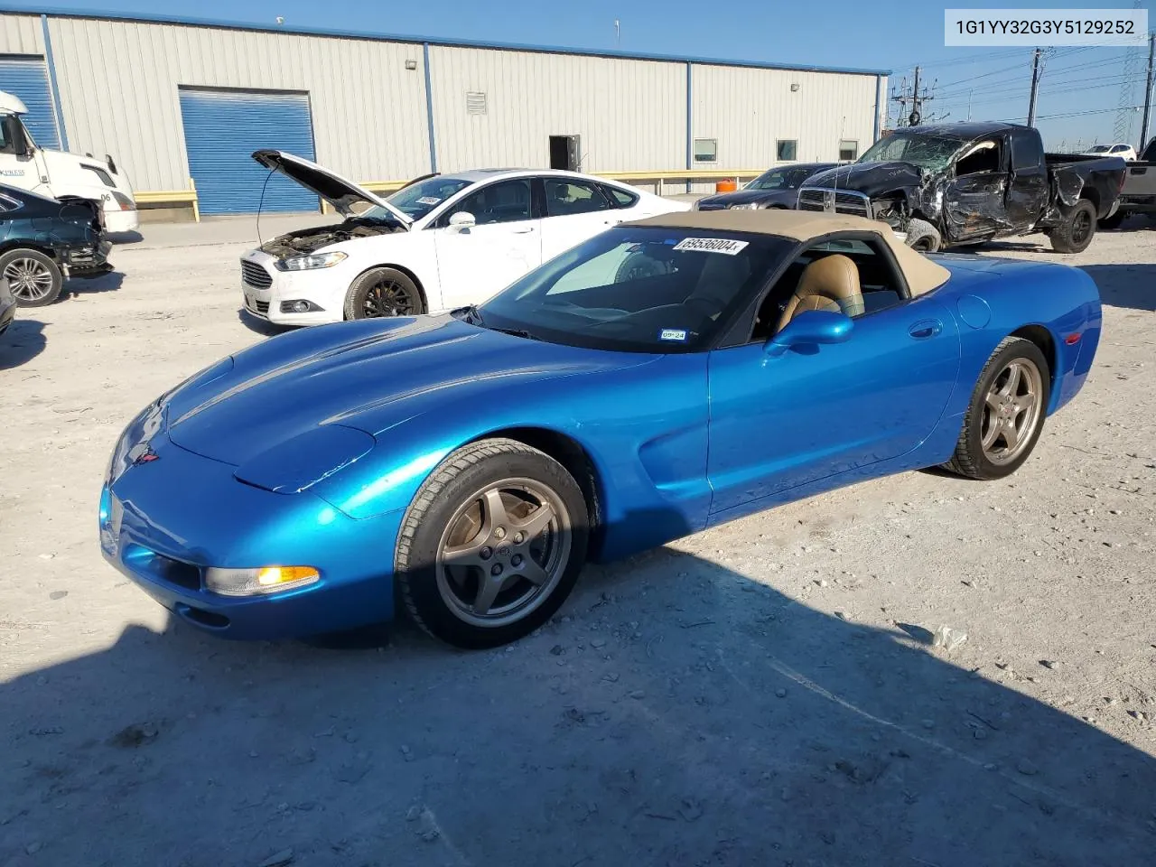 2000 Chevrolet Corvette VIN: 1G1YY32G3Y5129252 Lot: 69536004