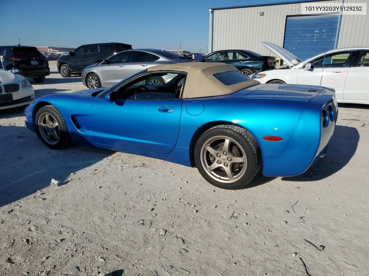 2000 Chevrolet Corvette VIN: 1G1YY32G3Y5129252 Lot: 69536004