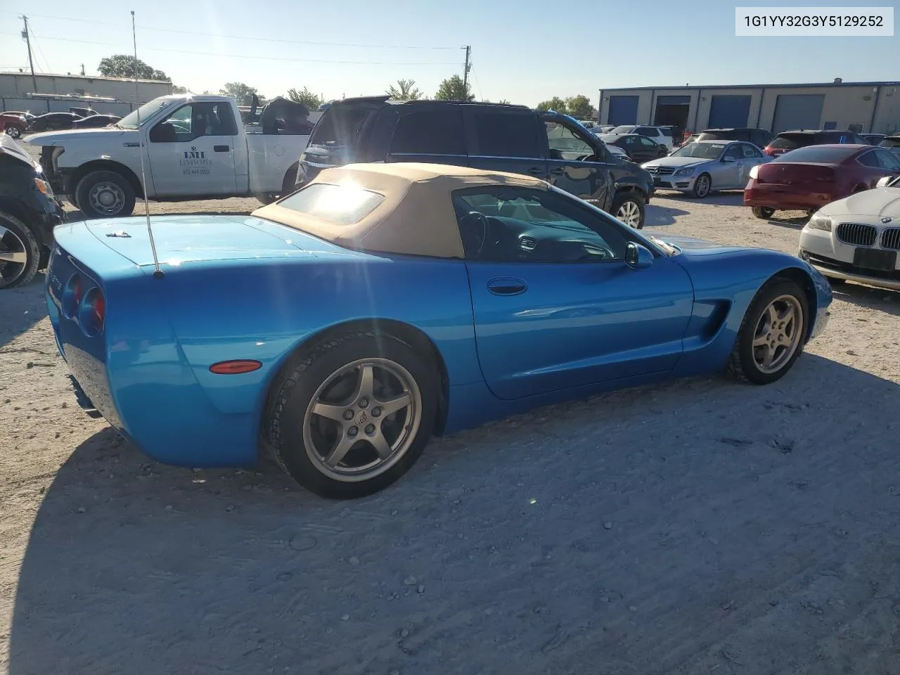 2000 Chevrolet Corvette VIN: 1G1YY32G3Y5129252 Lot: 69536004