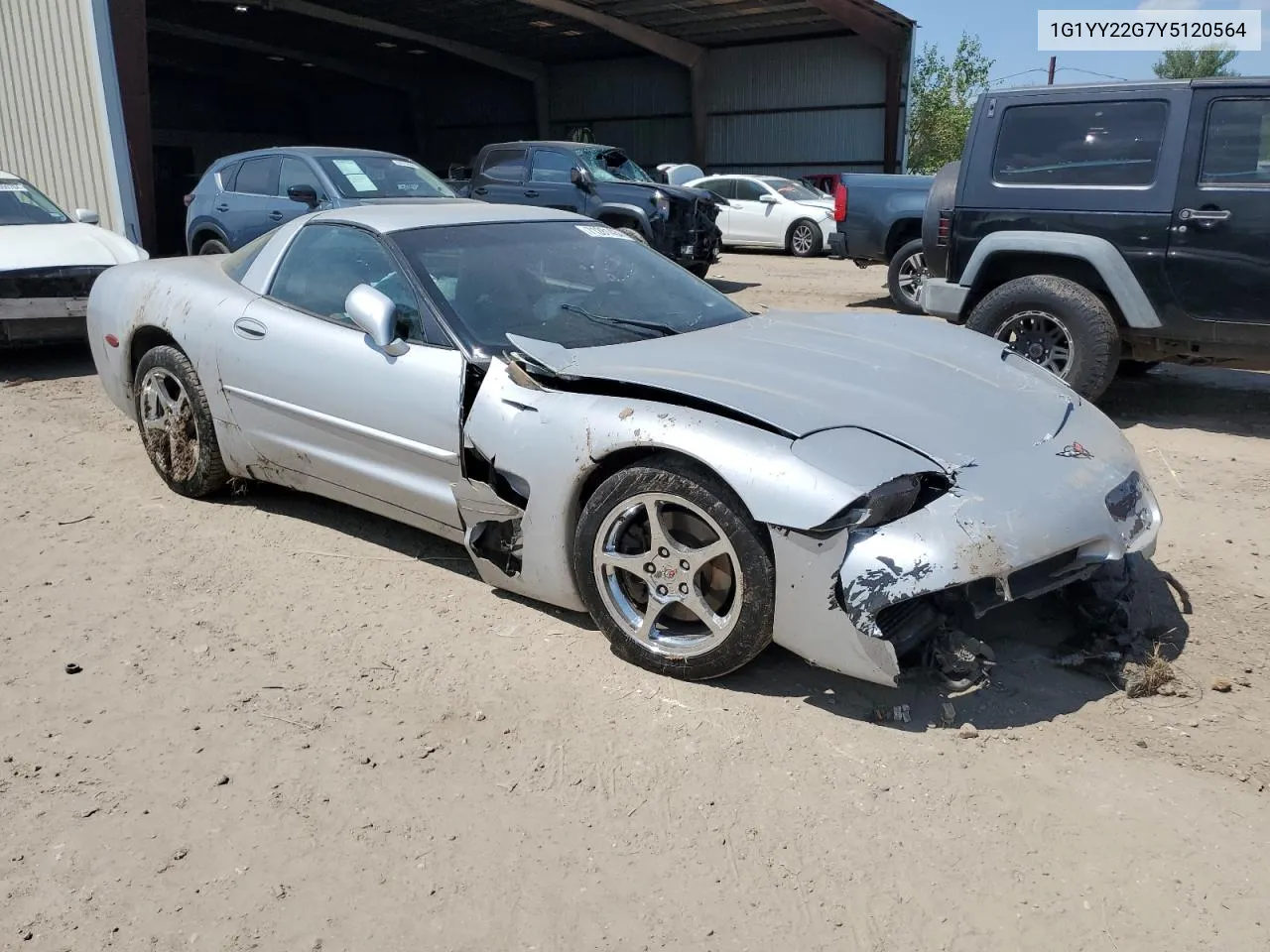 2000 Chevrolet Corvette VIN: 1G1YY22G7Y5120564 Lot: 71281484