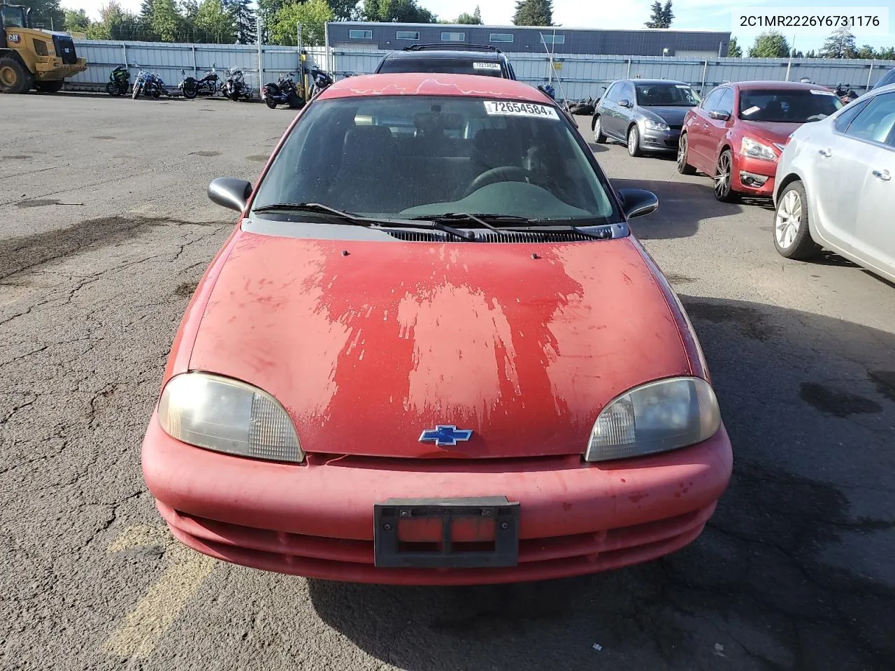 2000 Chevrolet Metro Lsi VIN: 2C1MR2226Y6731176 Lot: 72654584