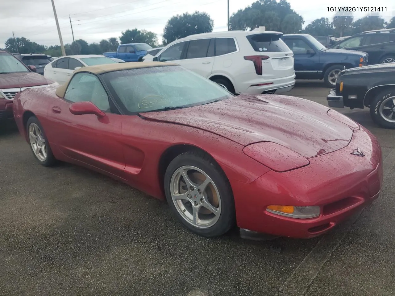 2000 Chevrolet Corvette VIN: 1G1YY32G1Y5121411 Lot: 75039224