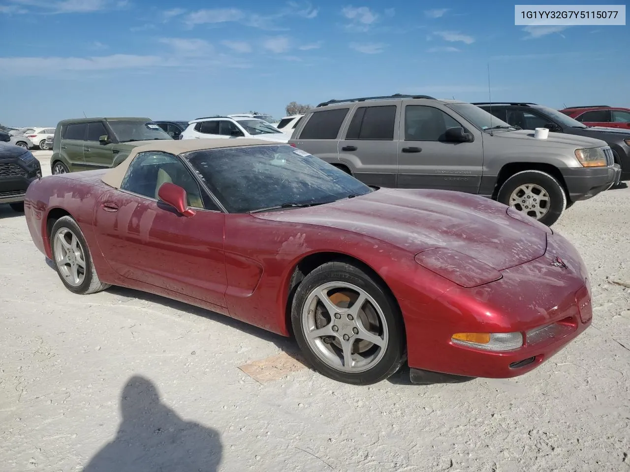 2000 Chevrolet Corvette VIN: 1G1YY32G7Y5115077 Lot: 75688654